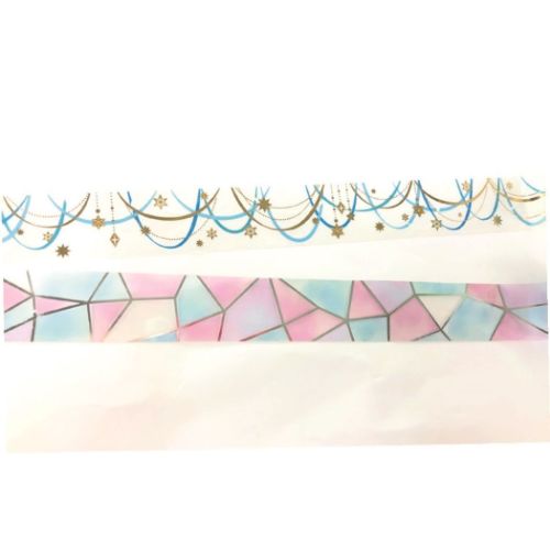 マスキングテープ 透明マスキングテープ トリコロールチェック