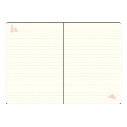 横罫ノート A5ノート みんなの文具 うさぎ クローズピン おしゃれ文具 シンプル