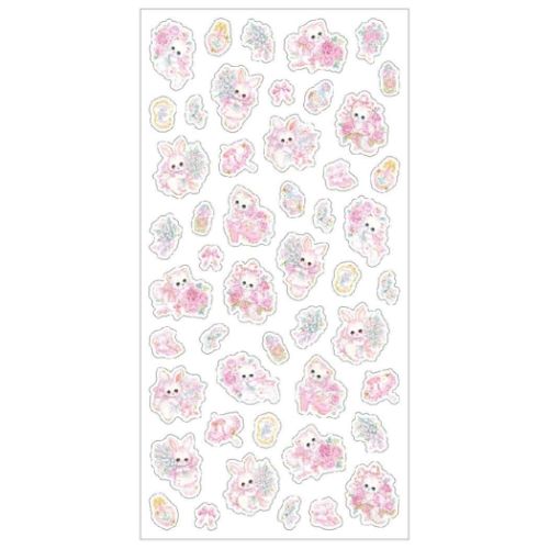 飴ノ森ふみか グッズ シールシート ガーリーイラスト プチクリアシール