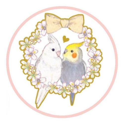 シールシート ふち箔クリアシール フラワリー たけいみき クローズピン