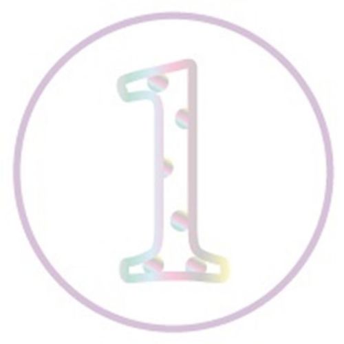 シールシート ホログラムラインシール 数字 クローズピン