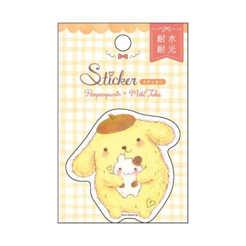 ポムポムプリン サンリオキャラクターズxたけいみき ステッカー