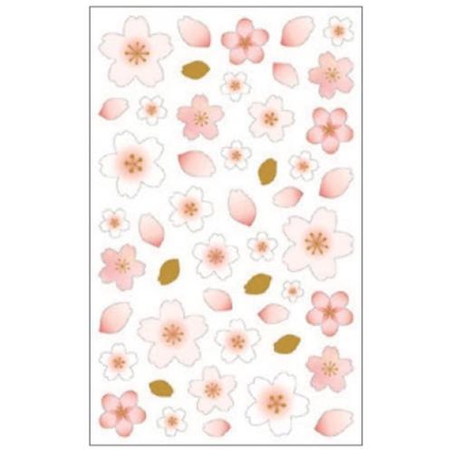 さくら不織布シール シールシート 桜ふわり クローズピン デコレーション