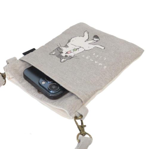 スマホポーチ スマホポシェット よもぎ ミントイン ミニショルダー ポシェット