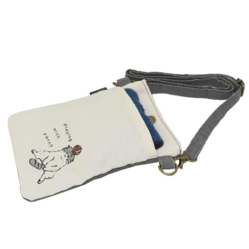スマホポーチ スマホポシェット 手招きメリア ミントイン ミニショルダー ポシェット