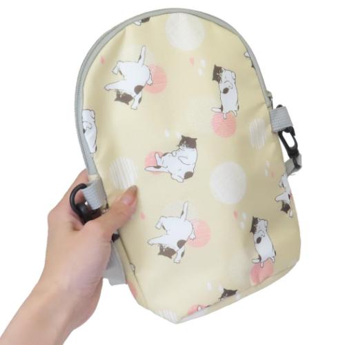 ショルダーバッグ ペットボトルショルダー マツネコ ねこ グッズ ミントイン アウトドア