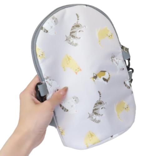 ショルダーバッグ ペットボトルショルダー にゃんだらけ ねこ グッズ ミントイン