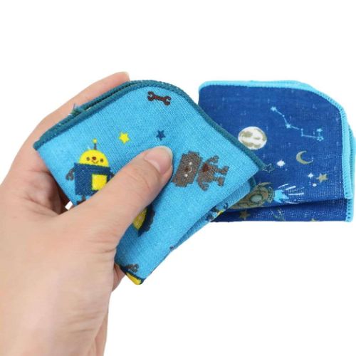 ミニタオル ガーゼミニミニタオル15cm ハンカチタオル コスモ ミントイン 汗拭きタオル
