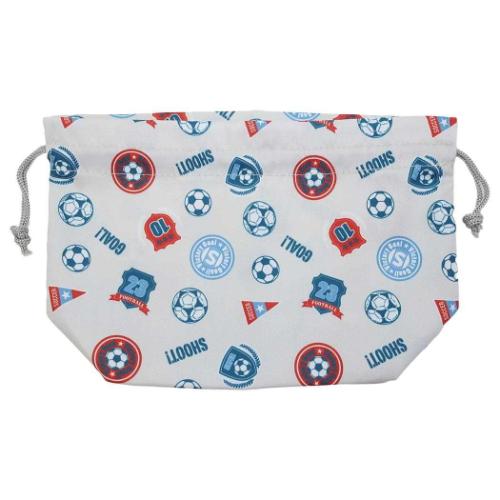 ランチ巾着 お弁当きんちゃくポーチ サッカー 新入学 ミントイン 新学期準備