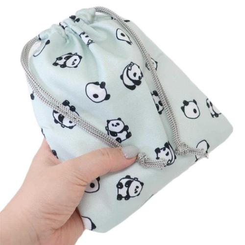 きんちゃく袋 きんちゃくポーチ 巾着S ころパンダ 新入学 アニマル ミントイン