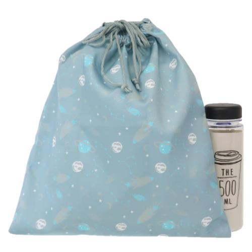 きんちゃく袋 きんちゃくポーチ 巾着L コスモ 新入学 ミントイン 体操服入れ 新学期準備 小物入れ