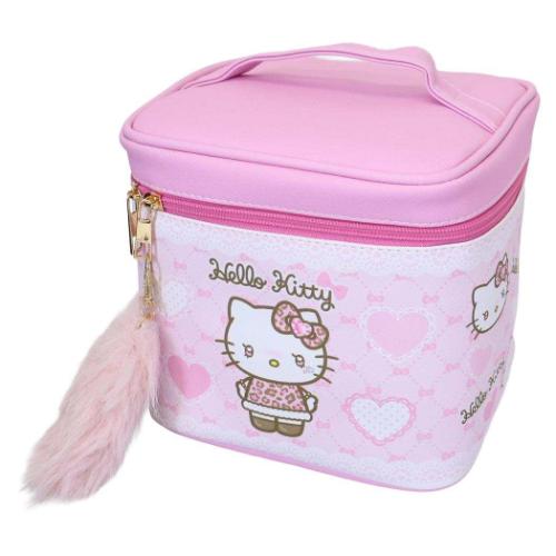 ハローキティ グッズ コスメポーチ キャラクター ミラー付きバニティ