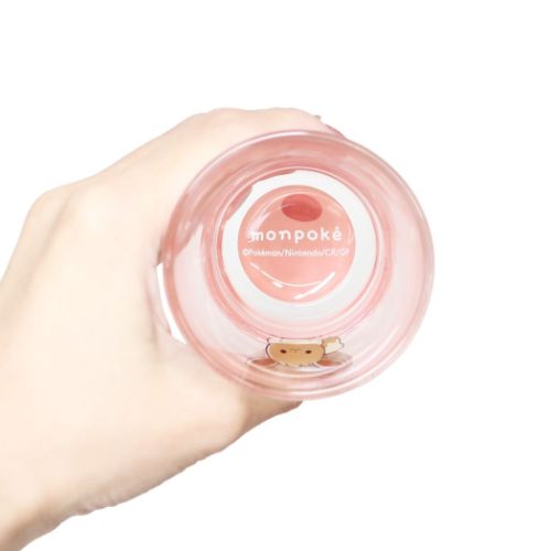 ポケットモンスター キャラクター ガラスコップ モンポケなかよしグラス イーブイ ピンク ポケモン