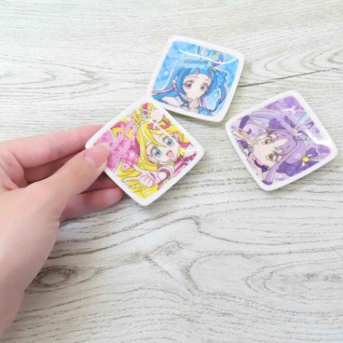 プチ角小皿 キッズ食器 キミとアイドルプリキュア キュアキュンキュン 金正陶器 女の子 子ども 子供 アニメキャラクター