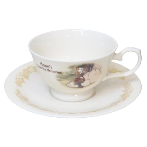 ペア食器 赤毛のアン カップ＆ソーサー ノスタルジック 金正陶器