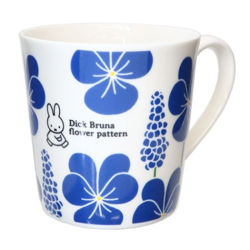 金正陶器 マグカップ たっぷりマグ ミッフィー ブルーフラワー