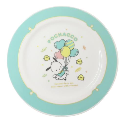 中皿 プレート サンリオ ポチャッコ 35th記念 金正陶器