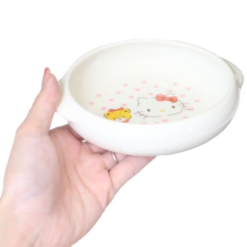 ハローキティ グッズ キッズ食器 サンリオ キャラクター すくいやすい食器 UDボウルM ピンクハート