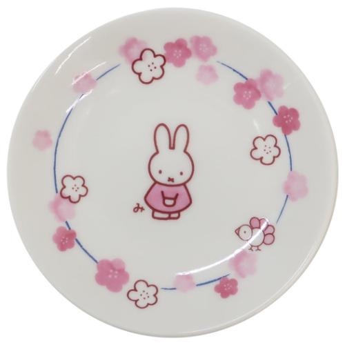 ミニプレート 小皿 ミッフィー ほのか 花 金正陶器 ディックブルーナ プレゼント 食器