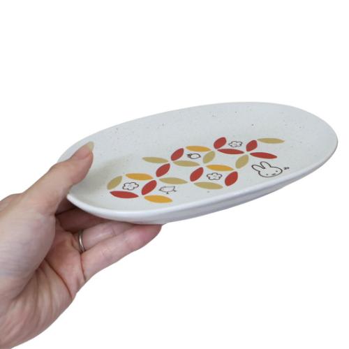 小皿 七宝紋 小判皿 ミッフィー ディックブルーナ 金正陶器 日本製