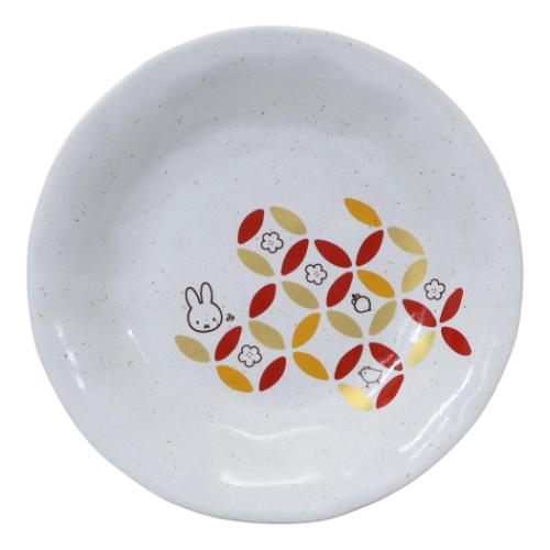 七宝紋 カレーパスタ皿 中皿 ミッフィー ディックブルーナ 金正陶器