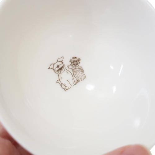 お茶碗 ライスボウル セサミストリート レトロスタイル 金正陶器 食器 かわいい