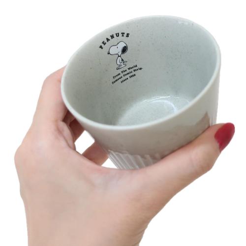 食器 マルチカップ スヌーピー ストーングレー 金正陶器 ピーナッツ ギフト プレゼント フリーカップ