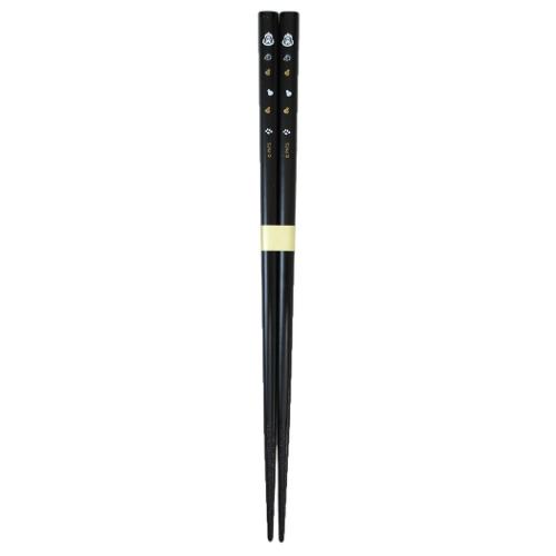 スヌーピー 塗箸23cm 黒 おはし 福ひょうたん ピーナッツ キャラクター