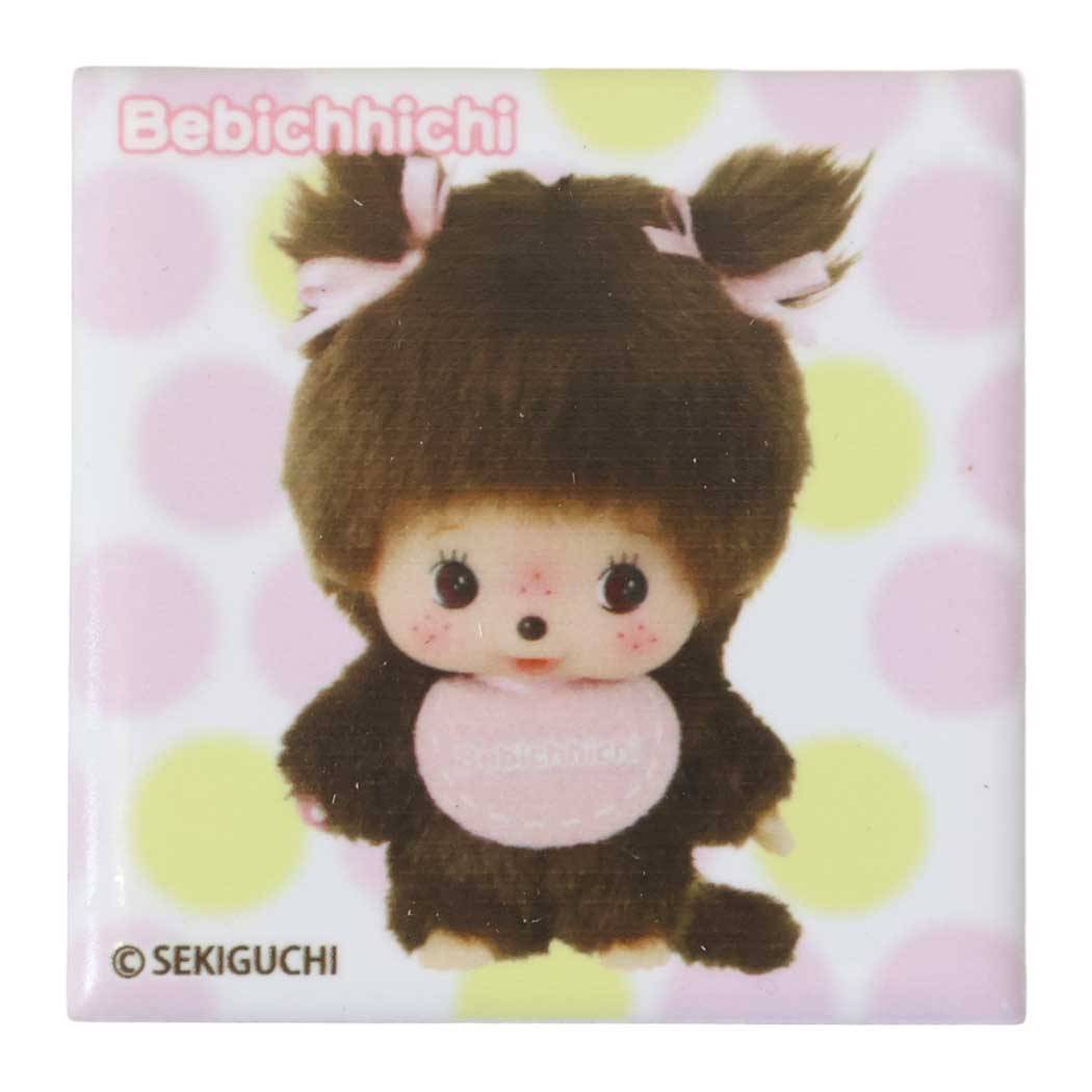 モンチッチ 磁石 美濃焼 タイルマグネット ベビチッチちゃん 水玉