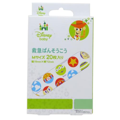 絆創膏 救急ばんそうこう Mサイズ 20枚入り トイストーリー ディズニー スケーター 傷直し バンソウコウ