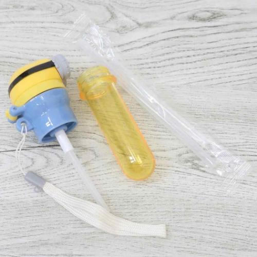 ミニオンズ ランチグッズ 携帯用ペットボトルストローホッパーキャップ ミニオン ユニバーサル映画 スケーター ペットボトルキャップ