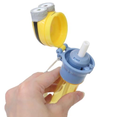 ミニオンズ ランチグッズ 携帯用ペットボトルストローホッパーキャップ ミニオン ユニバーサル映画 スケーター ペットボトルキャップ