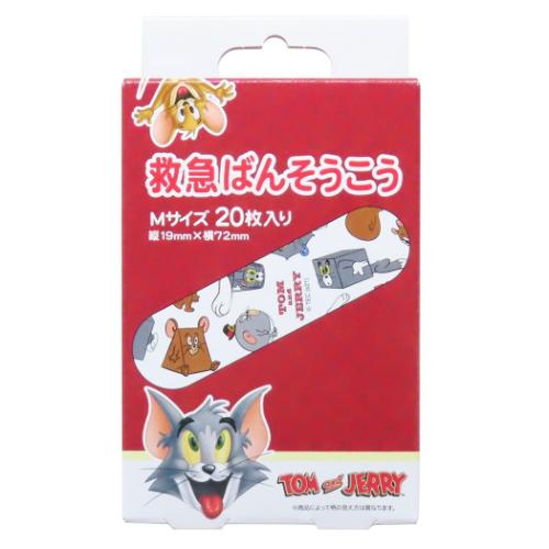 絆創膏 救急ばんそうこう Mサイズ 20枚入り トムとジェリー ワーナーブラザース スケーター 傷直し バンソウコウ キャラクター