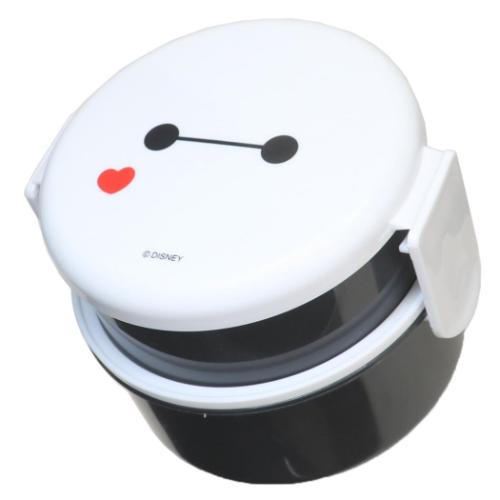 ベイマックス グッズ お弁当箱 ディズニー キャラクター 抗菌丸型ランチボックス2段 フォーク付き 500ml