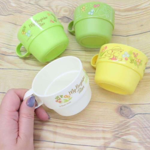 プラカップ ケース付スタッキングコップ となりのトトロ メイといっしょ スタジオジブリ スケーター 食器 キッズ 子供 子ども こども