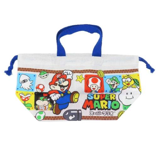 お弁当きんちゃく ランチ巾着 スーパーマリオ スケーター