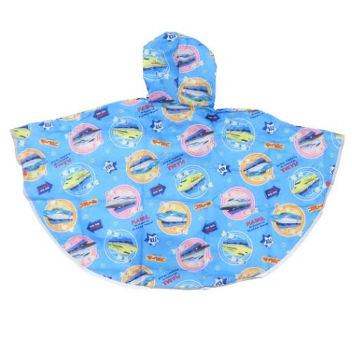 プラレール 子供用 レインウェア キッズレインポンチョ 90cm 23 鉄道 スケーター 子ども用 雨合羽