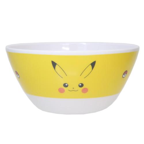 ポケットモンスター 薄肉メラミンボウル ポケモン 中鉢 キャラクター ピカチュウ フェイス 23