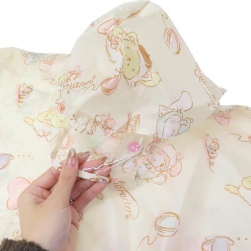 子供用 レインウェア サンリオキャラクターズ キッズレインポンチョ 90cm サンリオ こねこねこ 子ども用 雨合羽 キャラクター