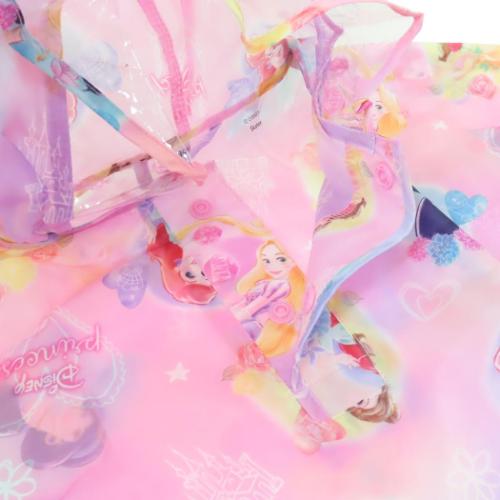 子供用 レインウェア キッズレインポンチョ 90cm ディズニー ディズニープリンセス スケーター 子ども用 雨合羽 キャラクター