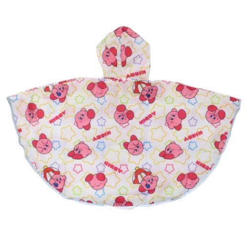 星のカービィ 子供用 レインウェア キッズレインポンチョ 90cm スケーター 子ども用 雨合羽