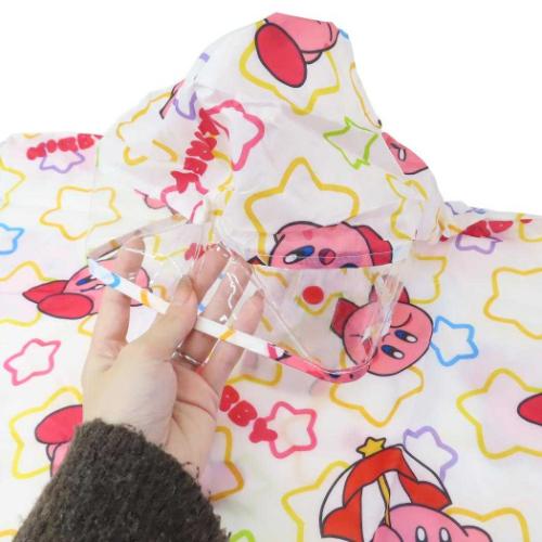 星のカービィ 子供用 レインウェア キッズレインポンチョ 90cm スケーター 子ども用 雨合羽
