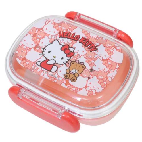 ハローキティ お弁当箱 抗菌食洗器対応ふわっとフタタイトランチ