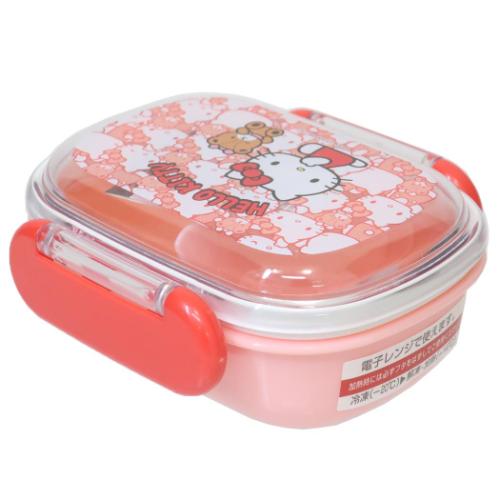 ハローキティ お弁当箱 抗菌食洗器対応ふわっとフタタイトランチ