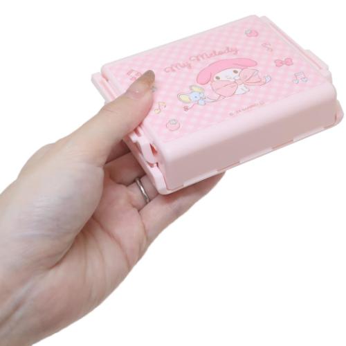 マイメロディ キャラクター お弁当箱 抗菌折りたたみおにぎりケース ビッグリボン サンリオ