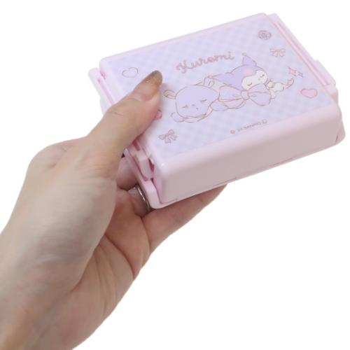 クロミ グッズ お弁当箱 サンリオ キャラクター 抗菌折りたたみおにぎりケース ビッグリボン