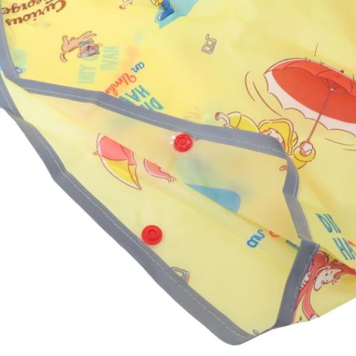 おさるのジョージ キッズレインポンチョ 90cm 子供用 レインウェア 23 絵本キャラクター グッズ