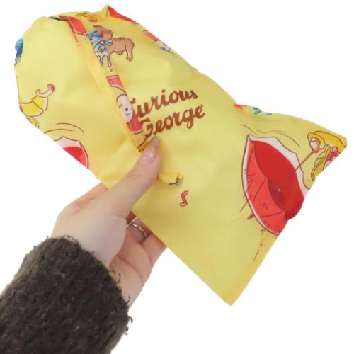 おさるのジョージ キッズレインポンチョ 90cm 子供用 レインウェア 23 絵本キャラクター グッズ