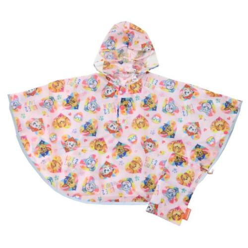 パウパトロール キッズレインポンチョ 90cm 子供用 レインウェア アニメキャラクター レスキュー スケーター