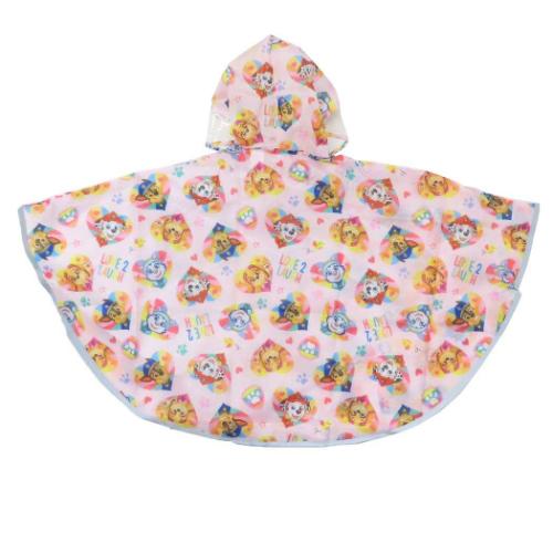 パウパトロール キッズレインポンチョ 90cm 子供用 レインウェア アニメキャラクター レスキュー スケーター